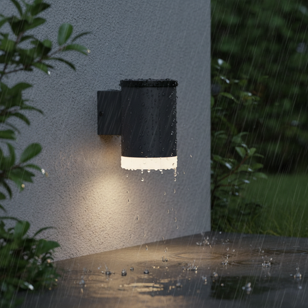 Kinkiet Solarny Ogrodowy Lampa Elewacyjna Zewnętrzna LED 0.5W 50lm 3000K Ciepła Szary IP44 Endura Osram