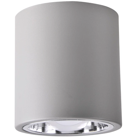 Oprawa sufitowa natynkowa tuba metalowa spot JUPITER 13 typu DOWNLIGHT E27 szara