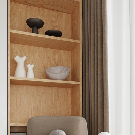 Lampa Sufitowa SPOT TUBA G9 Kulka Geometryczna Brązowa Nowoczesna Boomo Sollux