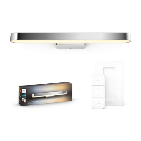 Lampa nad Lustro ADORE Kinkiet LED Łazienkowy 25W IP44 CCT PHILIPS HUE Bluetooth + Przełącznik Dimmer Switch