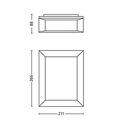 Kinkiet Ogrodowy Lampa Elewacyjna Zewnętrzna LED 6W 600lm 2700K IP44 Antracyt Karp Philips