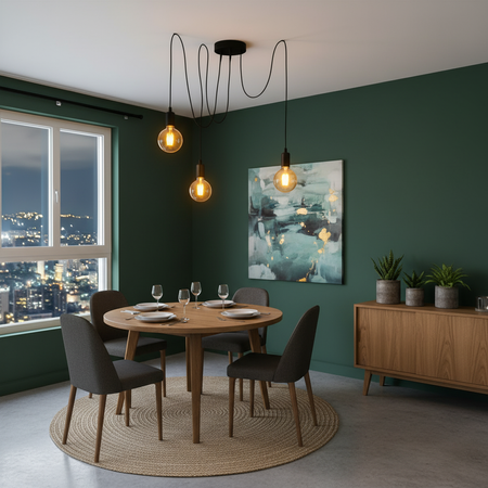 Lampa wisząca sufitowa ARANE PAJĄK 3 ramiona do LED 3x E27 LUMILED