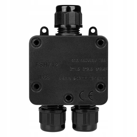 Złącze hermetyczne Puszka do Przewodów elektrycznych 1/2 typ 2 IP68