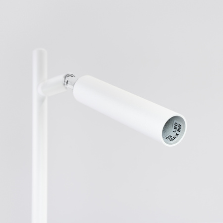 Lampa Biurkowa Stojąca Stołowa Nocna Szkolna 1x G9 Biała Pastelo Ocean Green SL.1468 Sollux