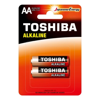 Baterie Alkaliczne TOSHIBA RED ALKALINE LR6 AA 1,5V Blister 2szt