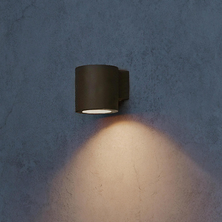 Kinkiet Ogrodowy Lampa Zewnętrzna Elewacyjna LED GU10 IP44 Brązowa Fylx Philips