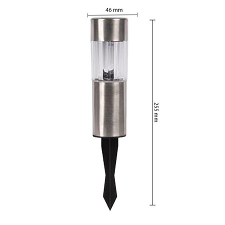 Lampa solarna ogrodowa LED wbijana czujnik zmierzchu