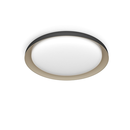 Lampa Sufitowa Plafon LED 10W 1950lm 4000K SceneSwitch Czarna Pebblo Ultra Efficient Philips