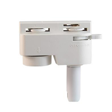 Reflektor Szynowy GU10 Biały Lampa do Szynoprzewodów Jednofazowych