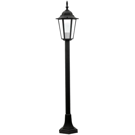 Lampa Ogrodowa Stojąca Latarnia Zewnętrzny 1xE27 Słupek 96cm Grafit