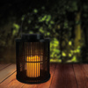 Latarenka Solarna Lampa LED Ogrodowa Wisząca Ozdobna IP44 1800K Ciepła 25cm