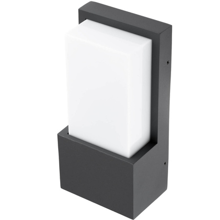 Lampa Ogrodowa Ścienna Kinkiet Elewacyjny Zewnętrzny MIRIA E27 IP44 270° Czarna