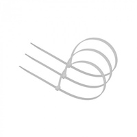 Opaski Zaciskowe Kablowe 3.6x350 mm Białe TRYTYTKI TRYTKI ZIPERKI PREMIUM OKP-36350W .MORE 100 szt.