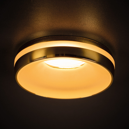 Oprawa sufitowa podtynkowa ELICEO-DSO GU10/GU5.3 Okrągła Złota KANLUX