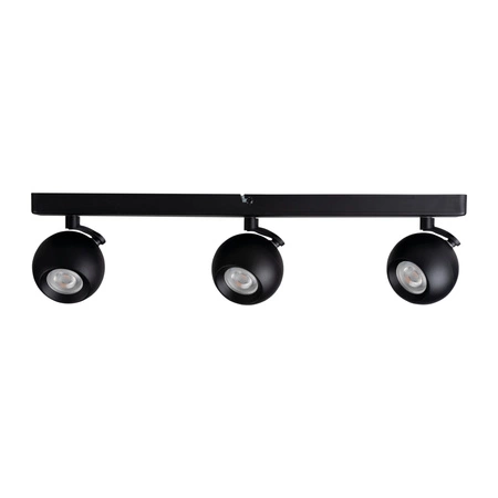 Oprawa ścienno-sufitowa listwa GALOBA 3x GU10 PAR16 Czarna KANLUX