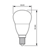 Żarówka LED E14 7W = 60W 806lm 4000K Neutralna KULKA PHILIPS