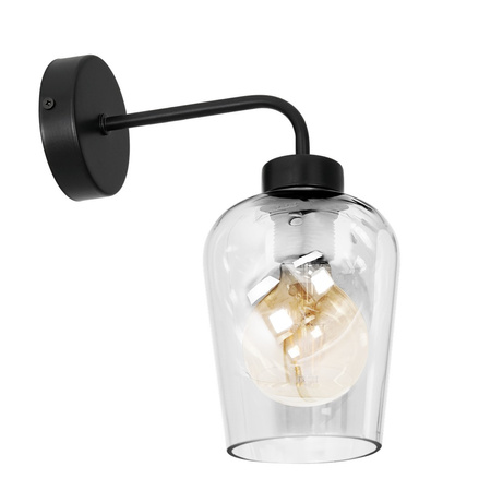 Lampa Ścienna Kinkiet SANTIAGO CLEAR 1xE27 Milagro
