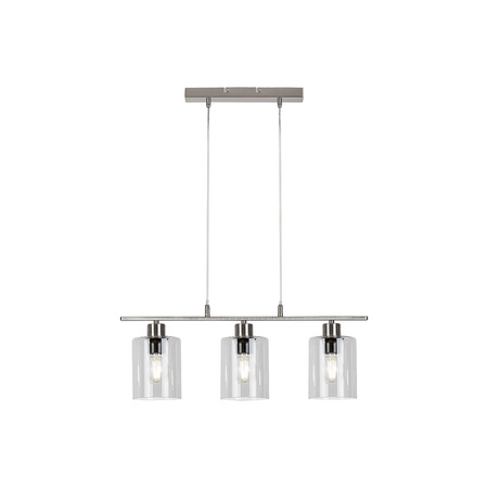 Lampa Wisząca Sufitowa 3x E27 Chrom Nowoczesny Miroslaw Rabalux