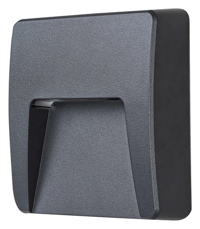 Lampa Ogrodowa Zewnętrzna Kinkiet Elewacyjny LED 3W 100lm 4000K IP65 Antracyt Industrialny Trento Rabalux