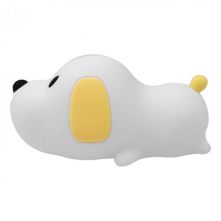 Lampka Nocna Dziecięca LED 1.5W 3000-6500K Ciepła i Zimna USB Akumulatorowa 1200mAh Biała PIESEK MARY'S