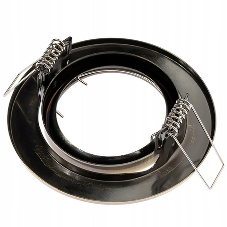 Oprawa HALOGENOWA Podtynkowa Ruchoma Okrągła AURELI Antyk Blacha MR16 GU10