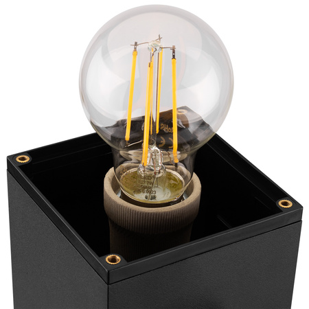 Lampa Ogrodowa Słupek Zewnętrzny Stojący E27 LED Czujnik Ruchu TAXUS 2 60cm LUMILED