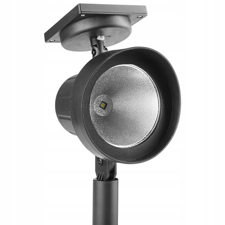 Lampa Ogrodowa LED Solarna Wbijana Reflektor 0,4W IP44 Czujnik Zmierzchu Barwa Zimna