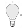 Żarówka LED P45 E14 2.9W = 40W 470lm 2700K Ciepła Biała FILAMENT ŚCIEMNIALNA LEDVANCE