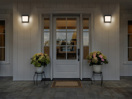 Lampa Ogrodowa Zewnętrzna Kinkiet Elewacyjny LED 11W 550lm 3000K IP65 Szary Endura Ledvance