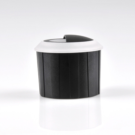 Lampa oprawa schodowa podtynkowa LED ogrodowa 3W 40lm IP44 4000K czarna Q4 GOLDLUX (Polux)