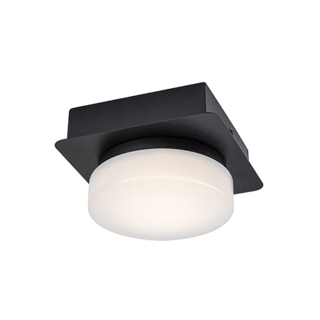 Lampa Sufitowa LED 5W 670lm 4000K Czarny IP44 Nowoczesny Attichus Rabalux