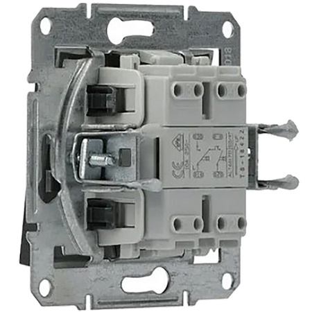 Włącznik Żaluzjowy Roletowy bez Ramki Podwójny Asfora IP20 Antracyt