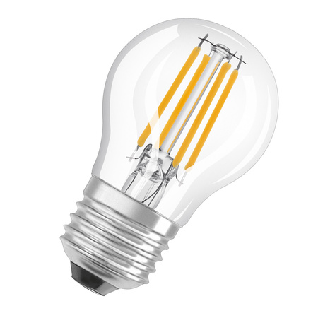 Żarówka LED P45 Kulka E27 2.2W = 25W 300lm 2700K Ciepła CRI90 300° Filament Ściemnialna SUPERSTAR PLUS CLASSIC Osram