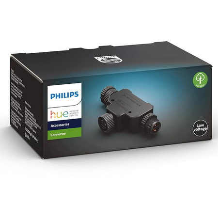 Złączka Zewnętrzna Typ T IP67 Czarna Outdoor LowVolt Accessory Philips HUE