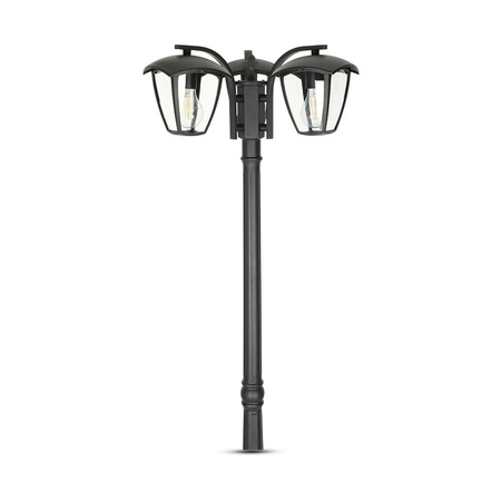 Lampa Ogrodowa Latarnia 3xE27 Wysoka 199CM Czarna VT-740 V-TAC