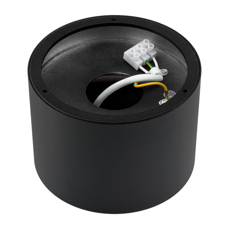 Oprawa Natynkowa HALOGENOWA SPOT TUBA Ruchoma GU10 ES111 Okrągła Czarna 100mm TELES LUMILED