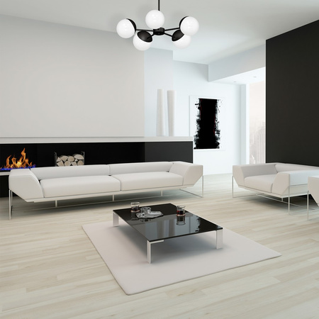 Lampa Sufitowa Żyrandol SFERA Czarna 5xE14 Milagro