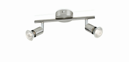 Lampa Sufitowa Reflektor 2x GU10 nikiel Limbali Philips