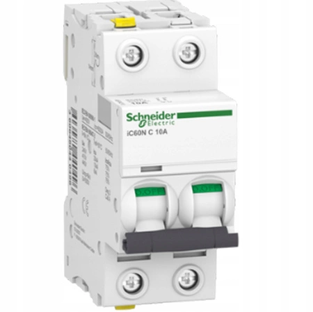Wyłącznik Nadprądowy Bezpiecznik C10A 2P Schneider