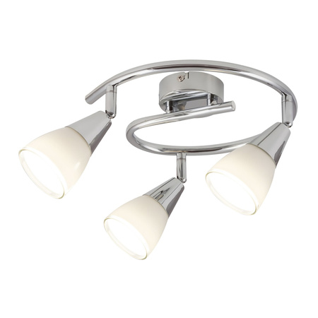 Lampa Sufitowa Punktowa Reflektor Spot 3x E14 Chrom Nowoczesny Nicolette 6769 Rabalux
