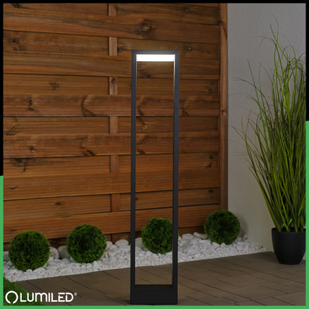Lampa Ogrodowa Słupek Zewnętrzny Stojący LED 10W HOSTA 80cm LUMILED