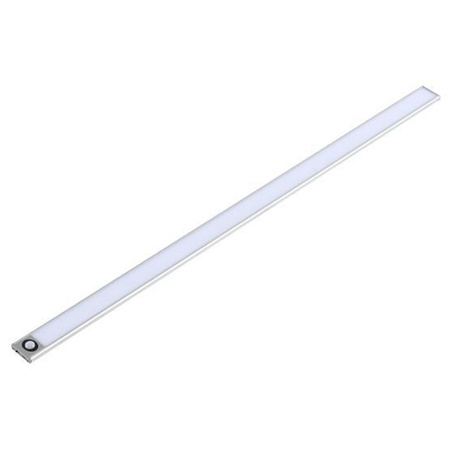 Lampka Podszafkowa LED Listwa Meblowa 3W 4500K 50cm z Czujnikiem Ruchu Srebrna