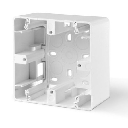 Puszka Montażowa Elektryczna Natynkowa Biała BINERA VIDEX