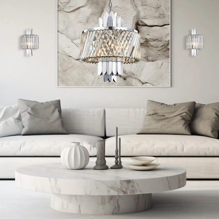 Lampa Ścienna Kinkiet MARGOT Chrom 2xE14 Milagro