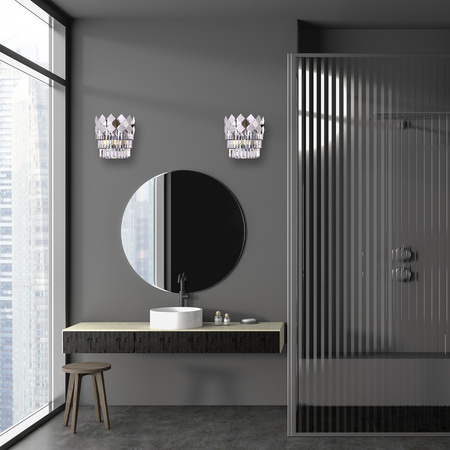 Lampa Ścienna Kinkiet CARISMA Chrom 2xE14 Milagro