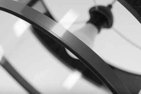 Lampa wisząca Leone 1x E27 Metal i PCV Lampex przezroczysty klosz styl nowoczesny