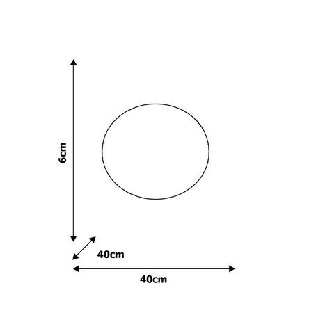 PLAFON LED ŚCIEMNIALNY Oprawa Lampa Sufitowa Ścienna CRUZ 40W 2000lm IP20 + PILOT CCT