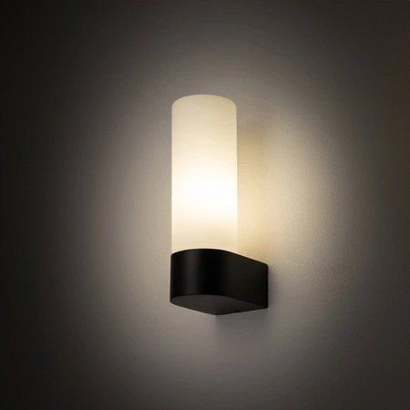 Kinkiet Ścienny Lampa Natynkowa G9 Czarna Wodoodporna Łazienkowa IP44 Nowoczesna NATALIE 10725 Nowodvorski