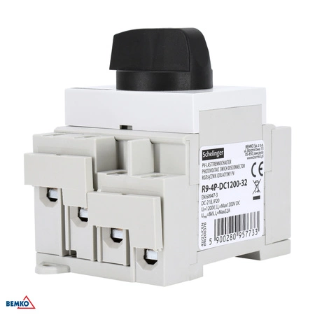 Rozłącznik Izolacyjny Główny PV 4-Poloey 1200V IP20 32A Schelinger