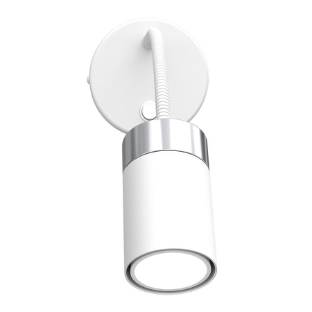 Lampa Ścienna Kinkiet flex JOKER Biała Chrom 1xGU10 Milagro
